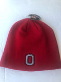 Ohio State Buckeyes Red EZ Doz It No Pom Winter Hat