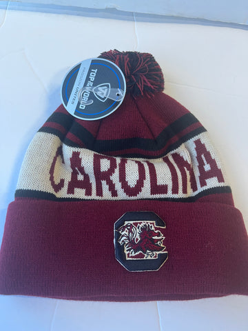 South Carolina Gamecocks Top of the World Winter Hat