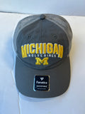 Michigan Wolverines Fanatics Storm Gray Adjustable Snapback Hat