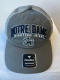Notre Dame Fighting Irish Storm Gray Adjustable Snapback Hat