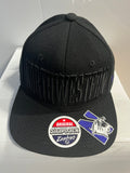 Northwestern University Wildcats Zephyr Black Flat Brim Snapback Adjustable Hat
