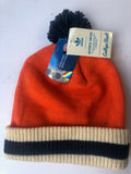 Illinois Fighting Illini Orange Winter Hat With Pom