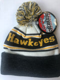 Iowa Hawkeyes Finish Line Style Winter Hat With Pom