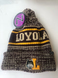 Loyola Ramblers Springfield Style Winter Hat With Pom