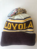 Loyola Ramblers Finish Line Style Winter Hat With Pom