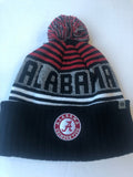 Alabama Crimson Tide 3D Logo Black Winter Hat