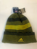 Michigan Wolverines Adidas Gold and Navy Stripes with No Pom