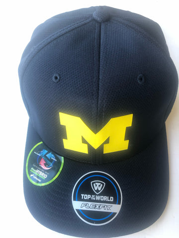 Michigan Wolverines Top of the World FlexFit One Size Fits Most Hat
