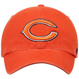 Chicago Bears '47 Clean Up Adult Adjustable Orange Hat