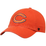 Chicago Bears '47 Clean Up Adult Adjustable Orange Hat