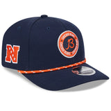 Men's New Era Navy Chicago Bears 2024 Sideline 9SEVENTY Stretch-Snap Hat