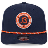 Men's New Era Navy Chicago Bears 2024 Sideline 9SEVENTY Stretch-Snap Hat