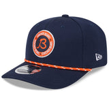 Men's New Era Navy Chicago Bears 2024 Sideline 9SEVENTY Stretch-Snap Hat