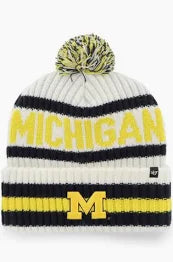 Michigan Wolverines '47 Brand Winter Hat with Pom