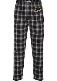Purdue Boilermakers Adult Plaid Pajama Pants