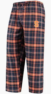 Syracuse Orangemen Adult Plaid Pajama Pants