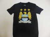 Manchester City Football Club M.C.F. C. BPL Youth Navy Performance Adidas T-Shirt - Dino's Sports Fan Shop - 1