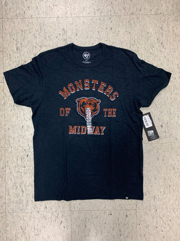 Chicago Bears Monsters Of The Midway Adult 47 Brand Blue Shirt