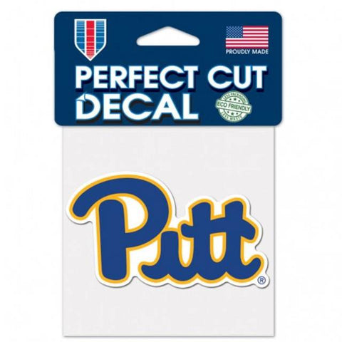 Pittsburgh Panthers Wincraft Perfect Cut Decal 4x4