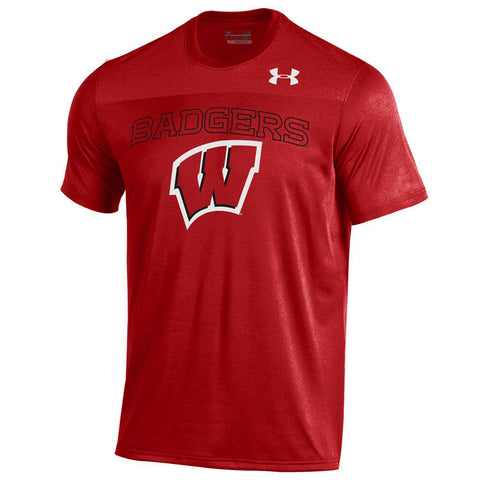 Wisconsin Badgers Under Armour Foundation Shirt - Dino's Sports Fan Shop