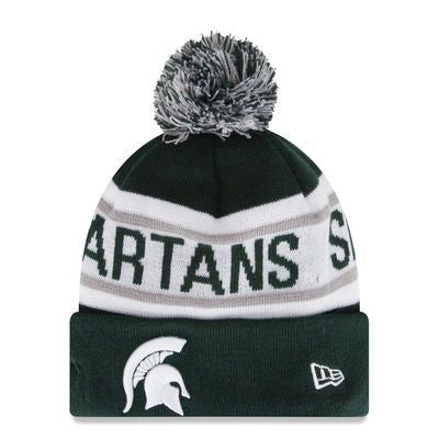 Michigan State Spartans New Era Biggest Fan Redux Knit Hat - Dino's Sports Fan Shop