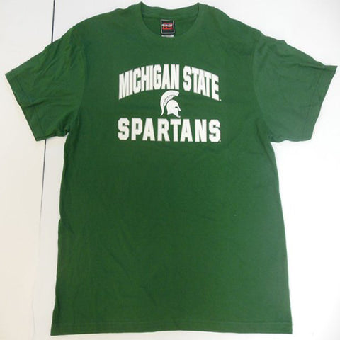 Michigan State Spartans Genuine Stuff Arch Logo Shirt - Dino's Sports Fan Shop