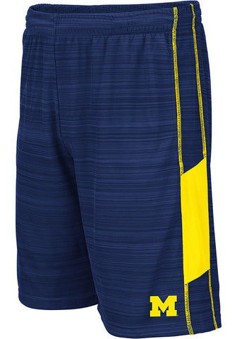 Colosseum Michigan Wolverines Mens Navy Blue Wewak Shorts