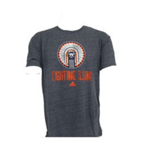 Illinois Fighting Illini Adidas Chief Logo Go-To Shirt - Dino's Sports Fan Shop