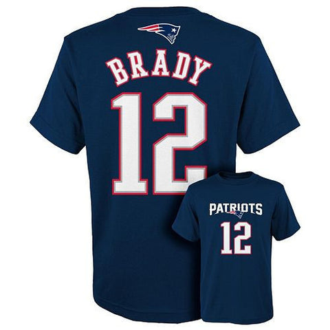Tom Brady #12 New England Patriots NFL Youth Shirt - Dino's Sports Fan Shop