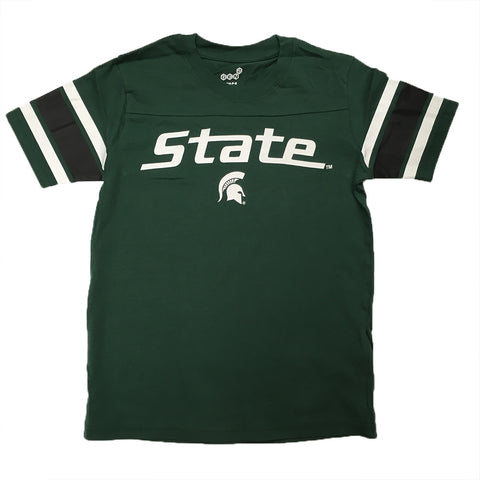 Michigan State Spartans Gen2 Youth Green "Loyal Fan" S/S Tee - Dino's Sports Fan Shop