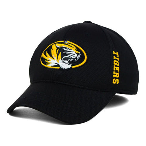 Missouri Tigers Top of the World Black Booster Memory Fit Hat - Dino's Sports Fan Shop