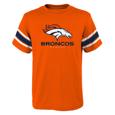 Denver Broncos NFL Sleeve Stripe Youth Shirt