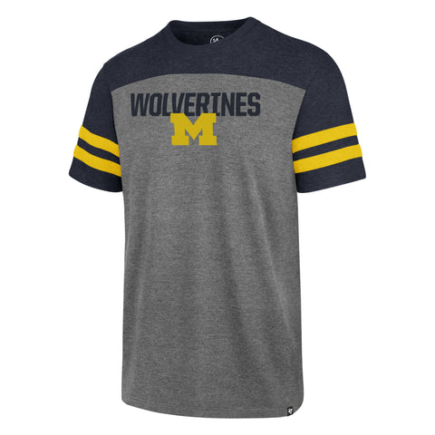 Michigan Versus Club Tri-Color Adult T Shirt