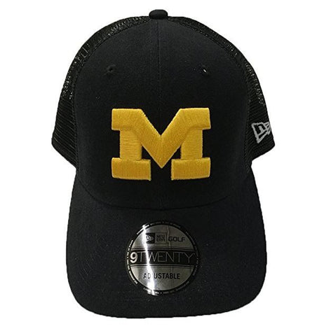 Michigan Wolverines NCAA New Era Trucker Washed Adjustable Hat