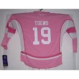 Jonathan Toews #19 Chicago Blackhawks Girls' Pink Replica Jersey by Reebok - Dino's Sports Fan Shop