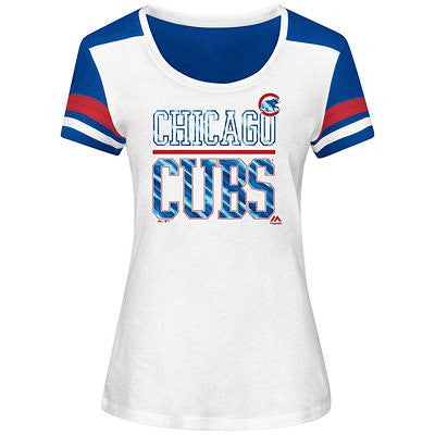 Chicago Cubs Majestic Overwhelming Victory Women's Shirt