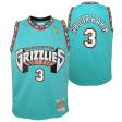 Vancouver Grizzlies Abdur-Rahim #3 Youth Mitchell & Ness Cyan Jersey