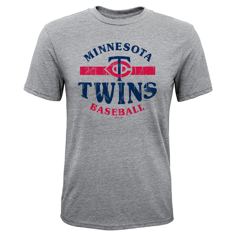 Minnesota Twins Youth Cleanup Tri-Blend Ringer Tee