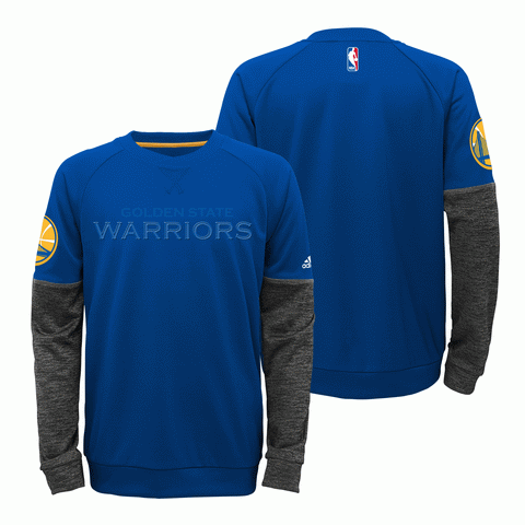 Golden State Warriors Youth Long Sleeve On Court Shirt