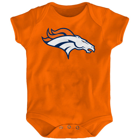 Denver Broncos infant onesie sizes 0-3, 3-6, 6-9 months