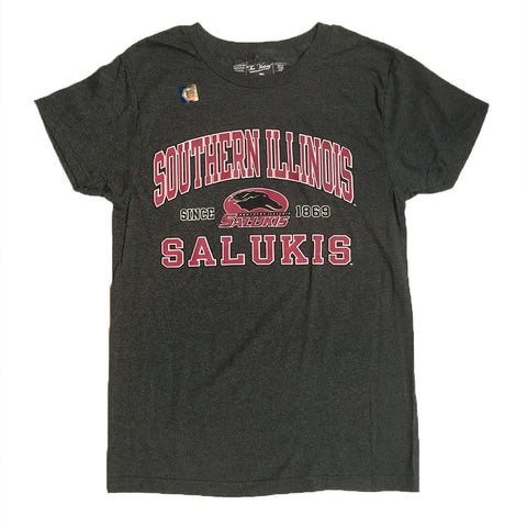 Southern Illinois Salukis The Victory Gray Adult Shirt - Dino's Sports Fan Shop