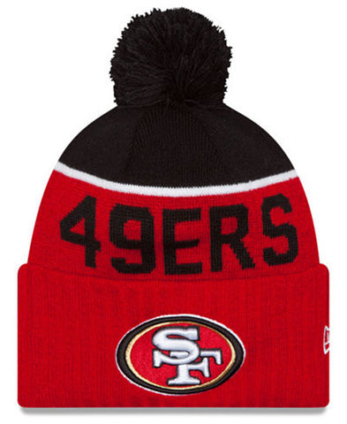 San Francisco 49ers New Era Sideline On-Field Sport Knit Hat - Dino's Sports Fan Shop