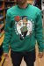 Boston Celtics Mitchell & Ness NBA Men's Green Crew Neck Pullover - Dino's Sports Fan Shop