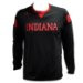 Indiana Hoosiers Adidas Black Sideline Climalite Crewneck Pullover - Dino's Sports Fan Shop