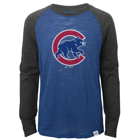 Chicago Cubs Majestic Genuine Merchandise L/S Youth Shirt