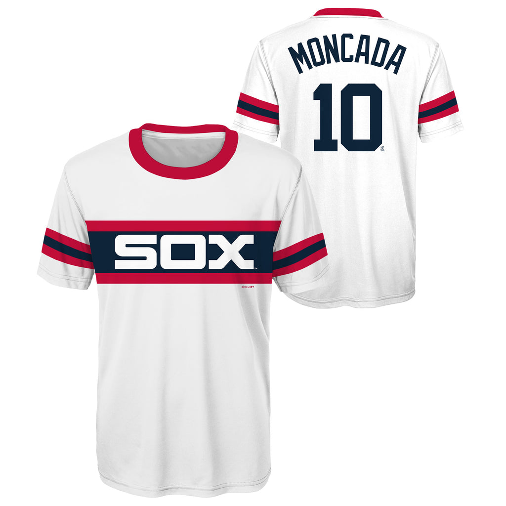 Yoan Moncada White Sox Youth Throwback Name and Number Shirt