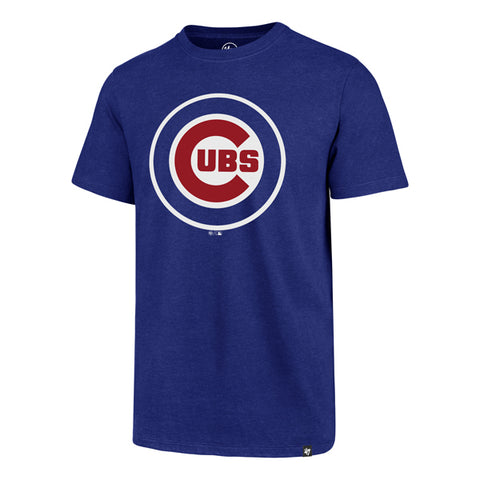 Chicago Cubs Royal Blue Logo Adult Shirt