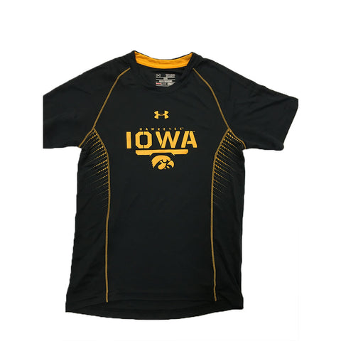 Iowa Hawkeyes Under Armour Youth Limitless Tech Shirt - Dino's Sports Fan Shop