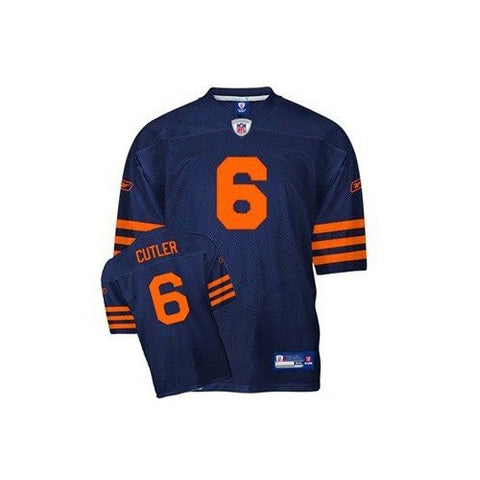 Jay Cutler #6 Chicago Bears Reebok NFL Youth Blue 1940s Authentic Throwback NFL Jersey - Dino's Sports Fan Shop