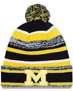 Michigan Wolverines New Era NE14 Sport Knit Hat - Dino's Sports Fan Shop